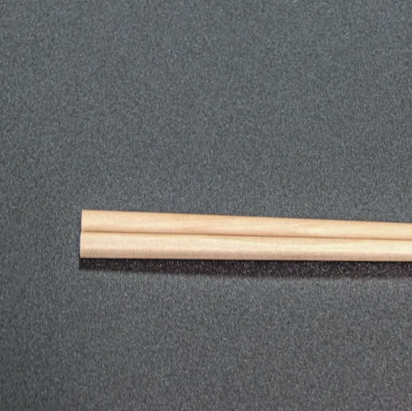 Chopsticks for DIY/No.316 オノオレカンバ角箸 木地22.5cm