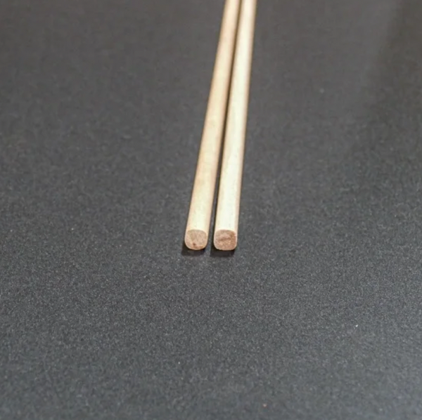 Chopsticks for DIY/No.316 オノオレカンバ角箸 木地22.5cm