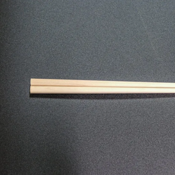 Chopsticks for DIY/No.318　桜角箸　木地23.5cm・太さ8mm