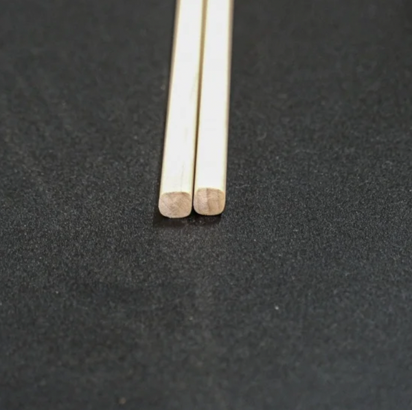 Chopsticks for DIY/No.318　桜角箸　木地23.5cm・太さ8mm