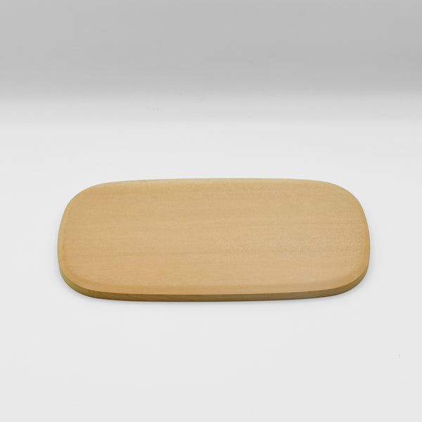 Wajima-made Katsura Oval-edged Compact Plate / No.224　輪島製　小判型縁付プレート
