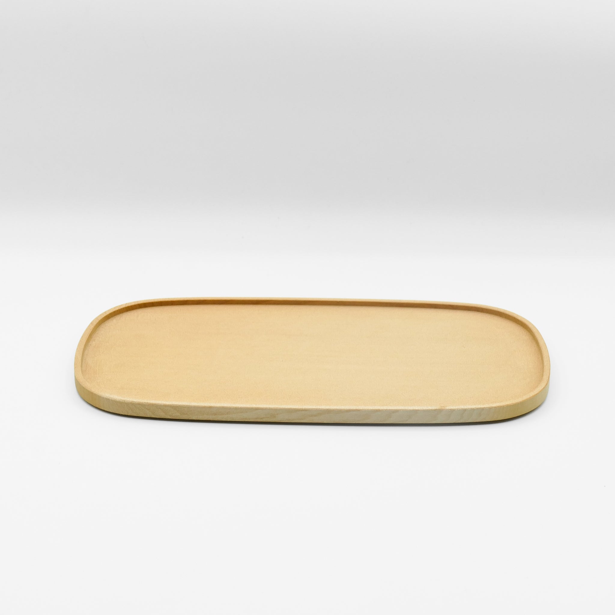Wajima-made Katsura Oval-edged Compact Plate / No.224　輪島製　小判型縁付プレート