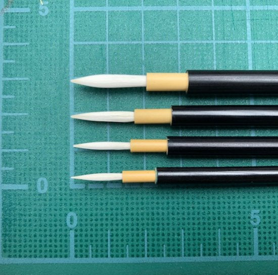 Maki-e Brushes – Urushi Tsutsumi