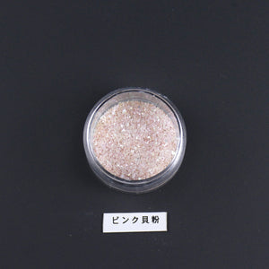 Pink shell powder (small grain)/ピンク貝粉　小三